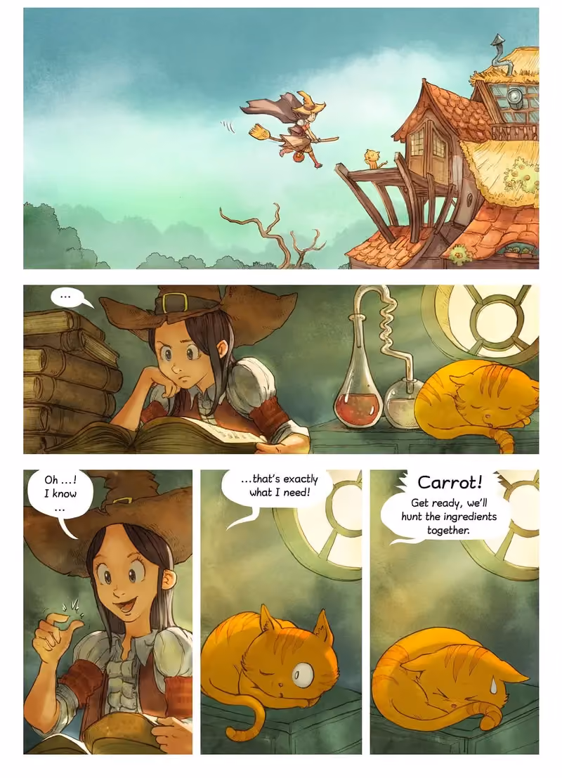 Pepper & Carrot: First Potions chapter 2 page 4