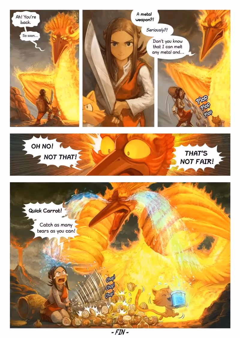 Pepper & Carrot: Tears of the Phoenix chapter 5 page 8