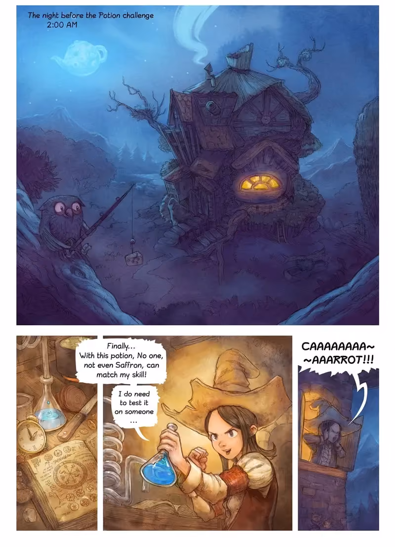 Pepper & Carrot: First Potions chapter 2 page 9