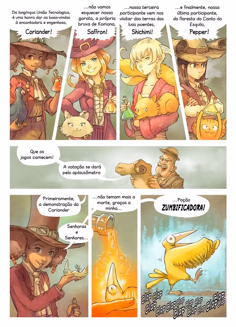 Pepper & Carrot: Primeiras poções capítulo 3 página 9