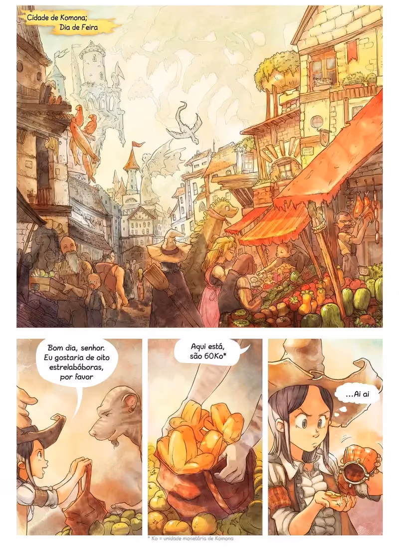 Pepper & Carrot: Primeiras poções capítulo 2 página 1
