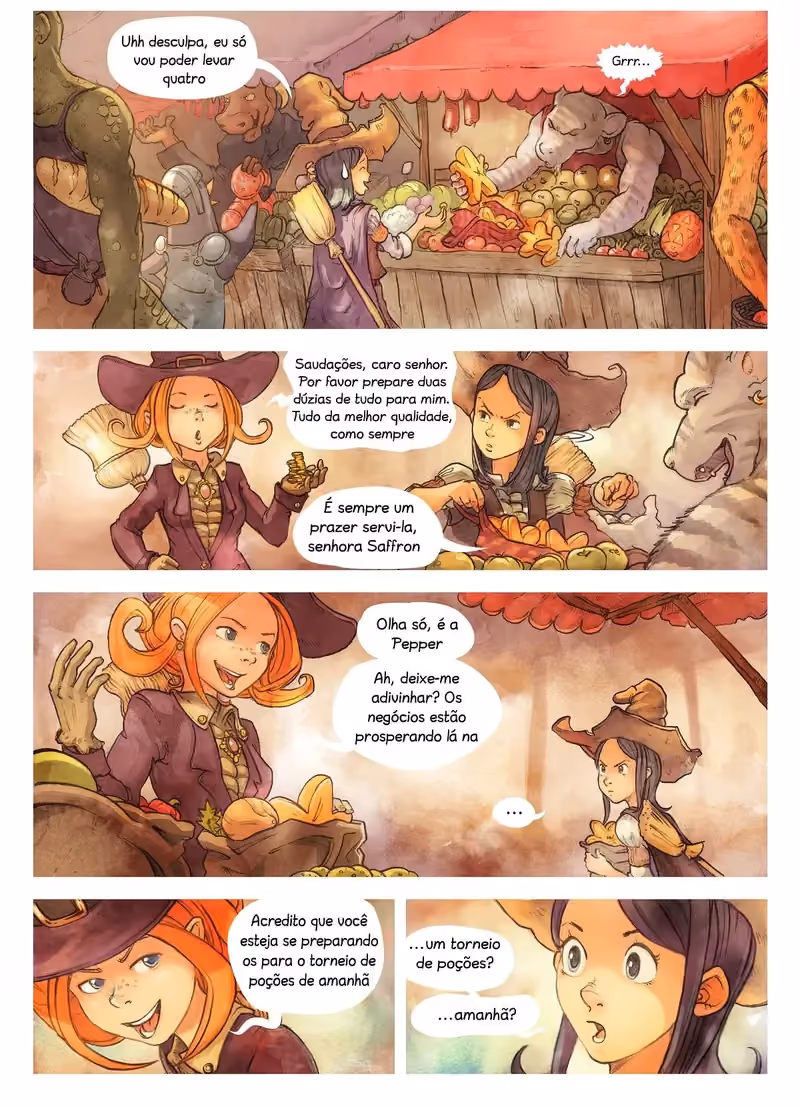 Pepper & Carrot: Primeiras poções capítulo 2 página 2