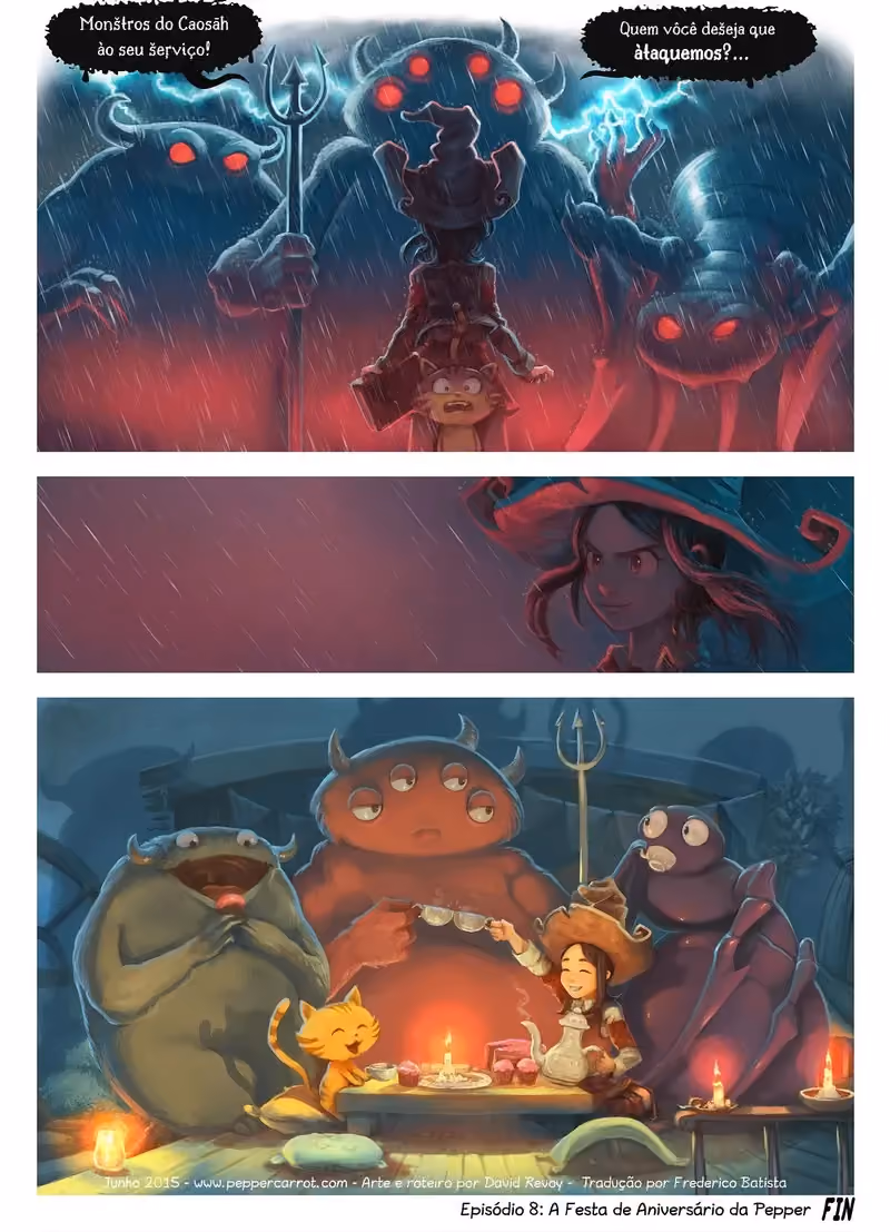 Pepper & Carrot: Primeiras poções capítulo 4 página 12