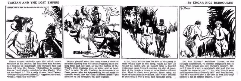 Tarzan: 1930 Strips chapter 1 page 1