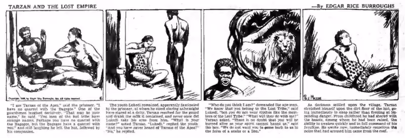 Tarzan: 1930 Strips chapter 1 page 6