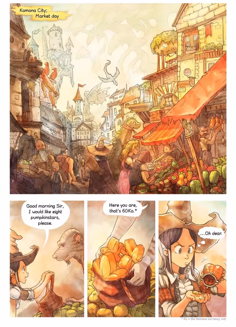 Pepper & Carrot: First Potions chapter 2 page 1