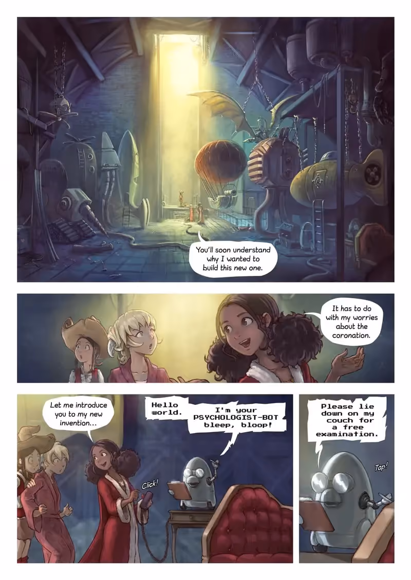 Pepper & Carrot: Coriander's Invention chapter 2 page 8