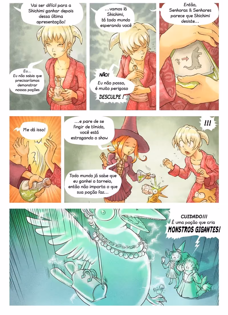 Pepper & Carrot: Primeiras poções capítulo 3 página 11