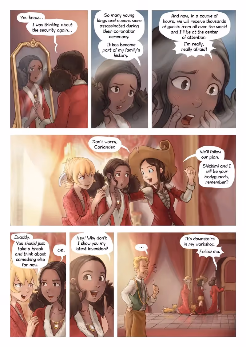 Pepper & Carrot: Coriander's Invention chapter 2 page 7