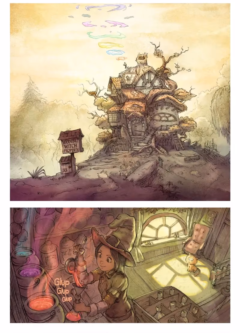 Pepper & Carrot: First Potions chapter 1 page 5