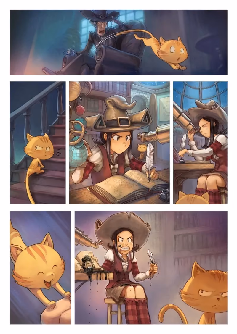 Pepper & Carrot: Coriander's Invention chapter 5 page 1