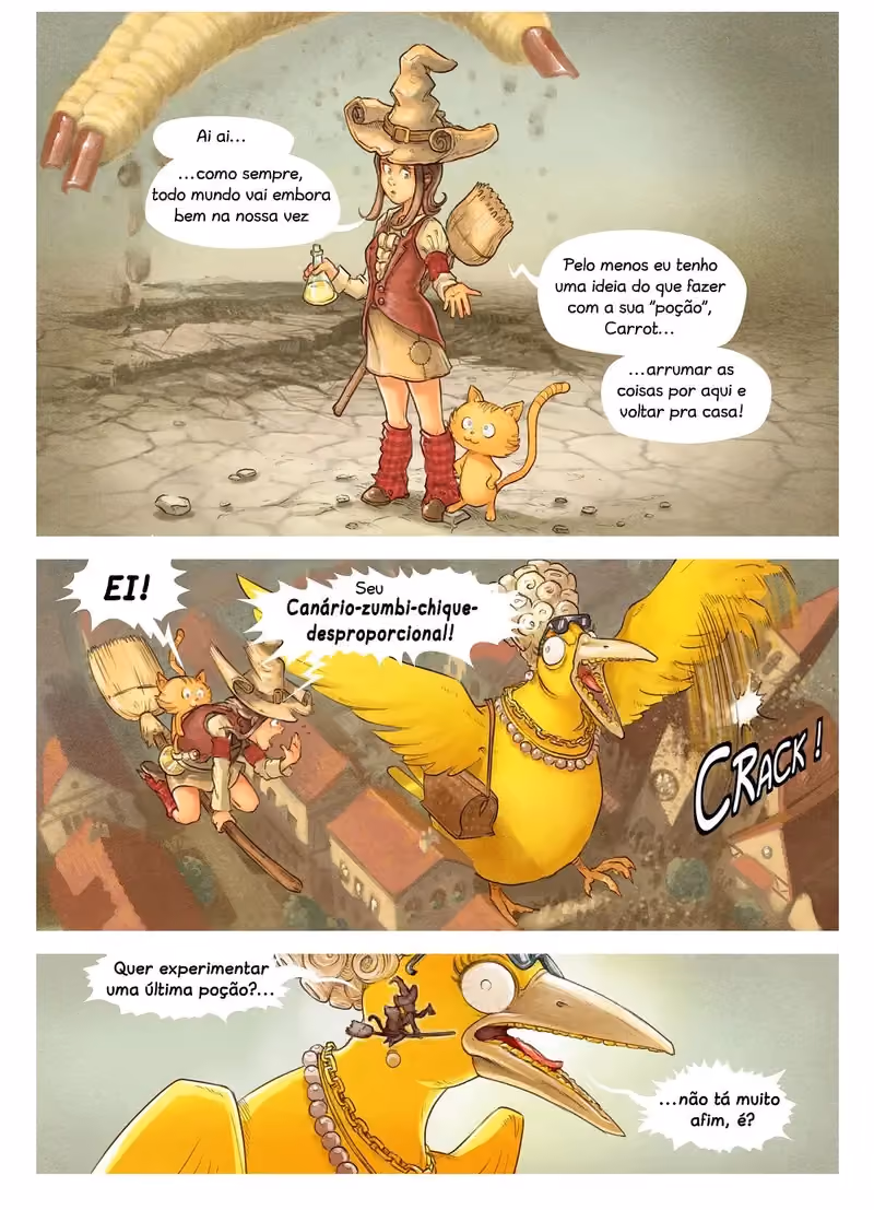 Pepper & Carrot: Primeiras poções capítulo 3 página 13
