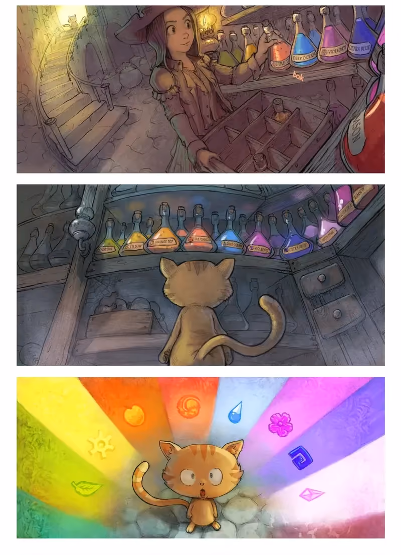 Pepper & Carrot: First Potions chapter 1 page 6