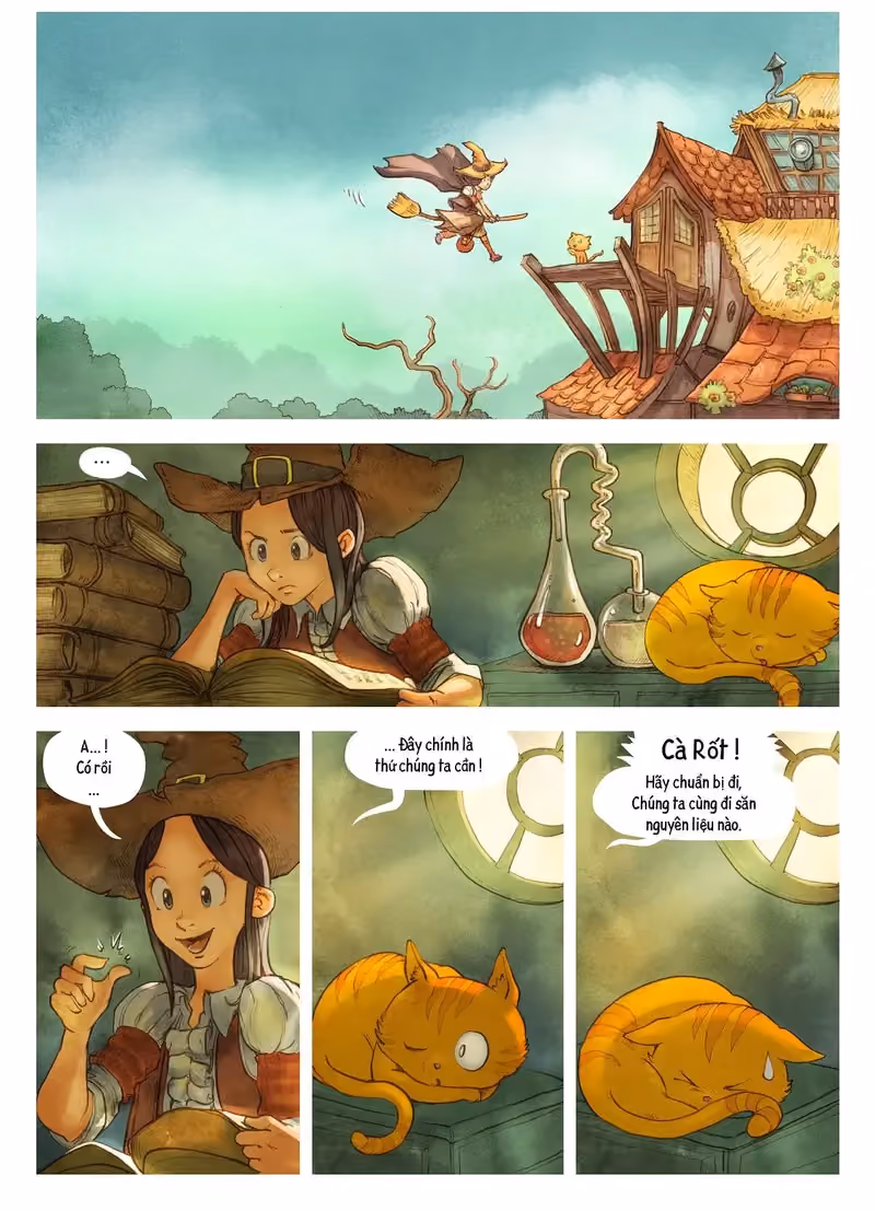 Pepper & Carrot: Những liều thuốc đầu tiên chương 2 trang 4